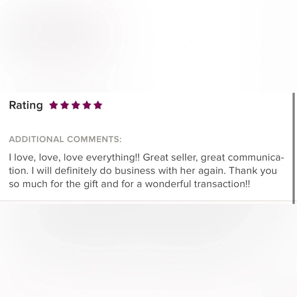 Shop with confidence! - Picture 3 of 4